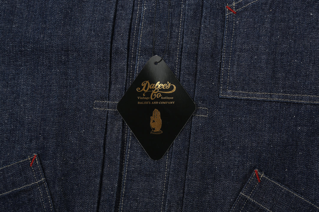 DALEE’S & CO. 61B 11oz Selvedge Denim Work Jacket – Branded Hang Tag