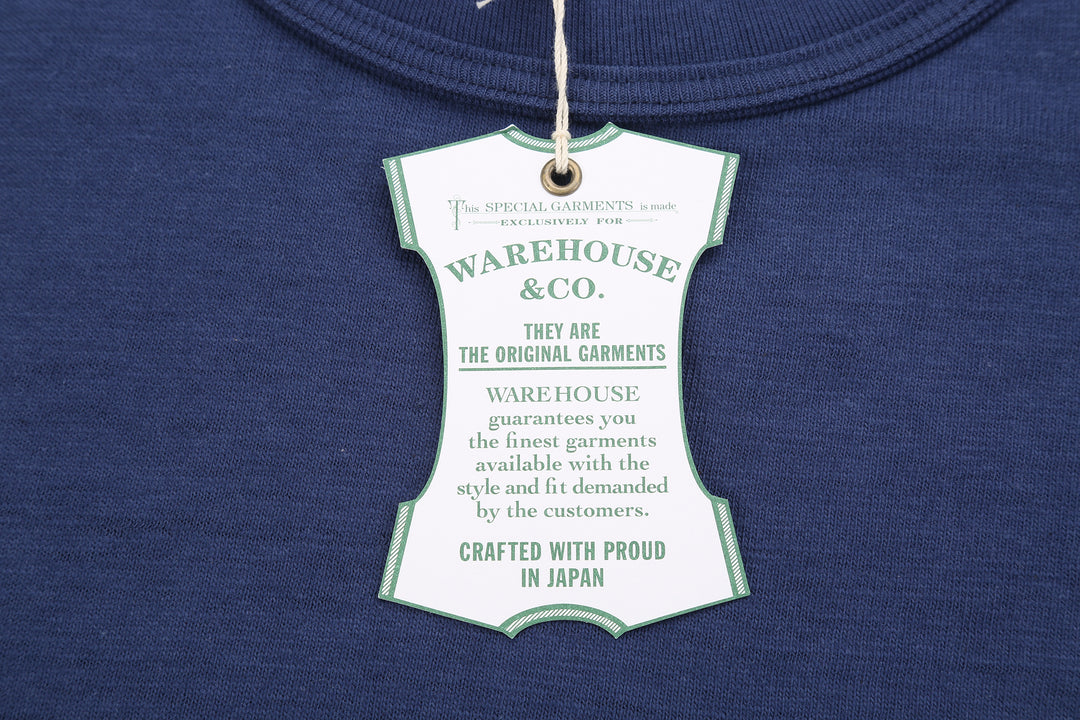 Warehouse Lot 4601 Shadow Border Slub Yarn Pocket T-Shirt Made in Japan Paper Tag