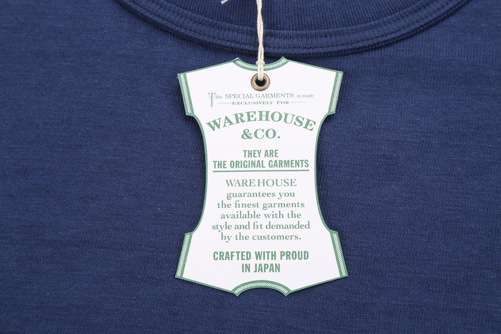 Warehouse Lot 4601 Shadow Border Slub Yarn Pocket T-Shirt Made in Japan Paper Tag