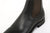 Moto Chelsea boots black horsebutt leather handmade Japan close up