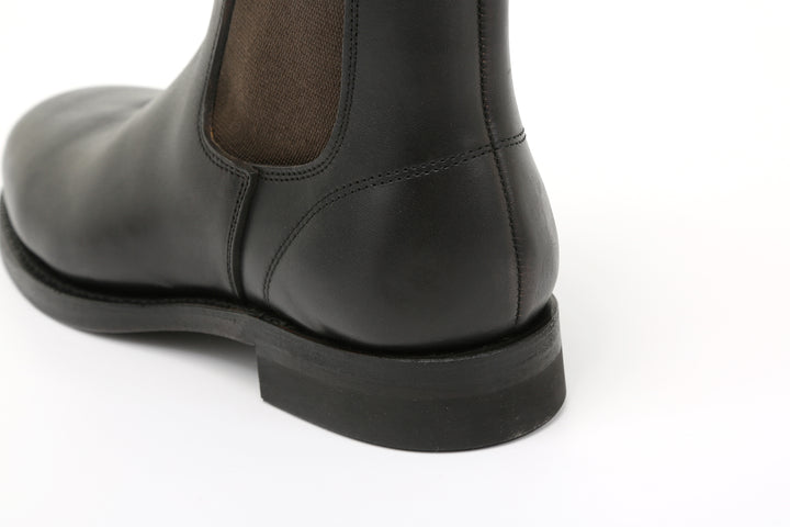 Moto Motor New Vintage Lot.1050 Italian Horsebutt Sidegore Boots – Black