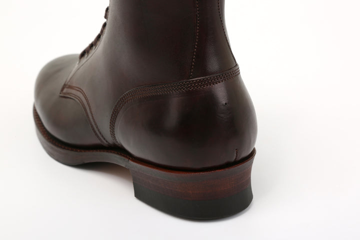 Moto Motor New Vintage Lot.1020 Italian Horsebutt Service Boots - Brown