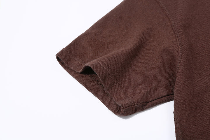 Samurai Jeans SJST-SC01 Samurai Cotton Crew Neck T-Shirt Made in Japan dark kuri sleeve