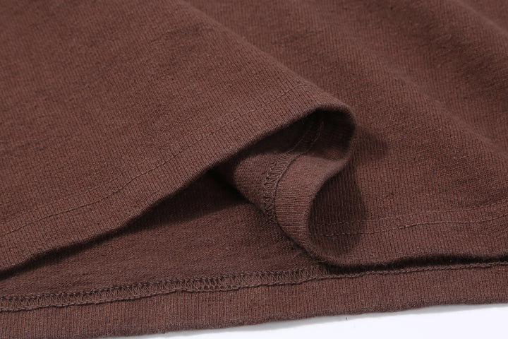 Samurai Jeans SJST-SC01 Samurai Cotton Crew Neck T-Shirt Made in Japan dark kuri hem