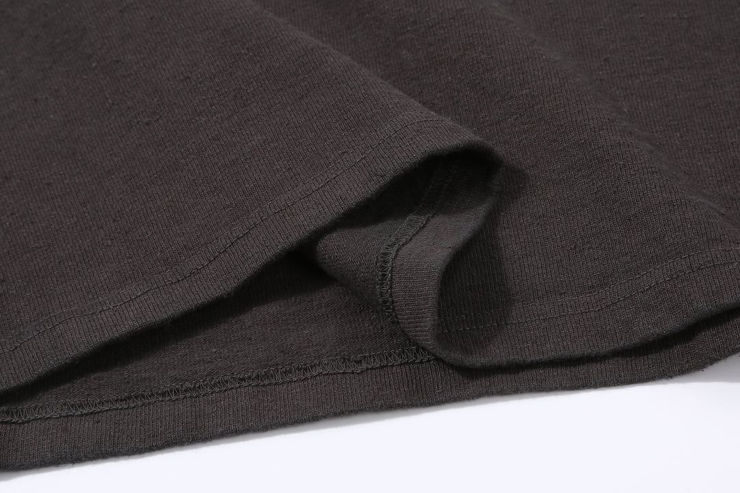 Samurai Jeans SJST-SC01 Samurai Cotton Crew Neck T-Shirt Made in Japan kuromame hem
