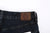 Omoto Denim 0815BCH 13.5oz Selvedge Sumi Overdyed Denim - Wide Straight Fit Made in Japan - Leather Patch