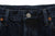Omoto Denim 0615BCH 13.5oz Selvedge Sumi Overdyed Denim - Relaxed Tapered Fit Made in Japan - Main Button