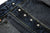 Omoto Denim 0615BCH 13.5oz Selvedge Sumi Overdyed Denim - Relaxed Tapered Fit Made in Japan - Buttons Reverse Side