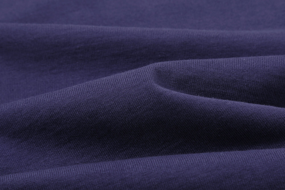 Deluxeware SDTS-00 10.5oz loopwheeled T-shirt made in Japan heavyweight crew neck purple