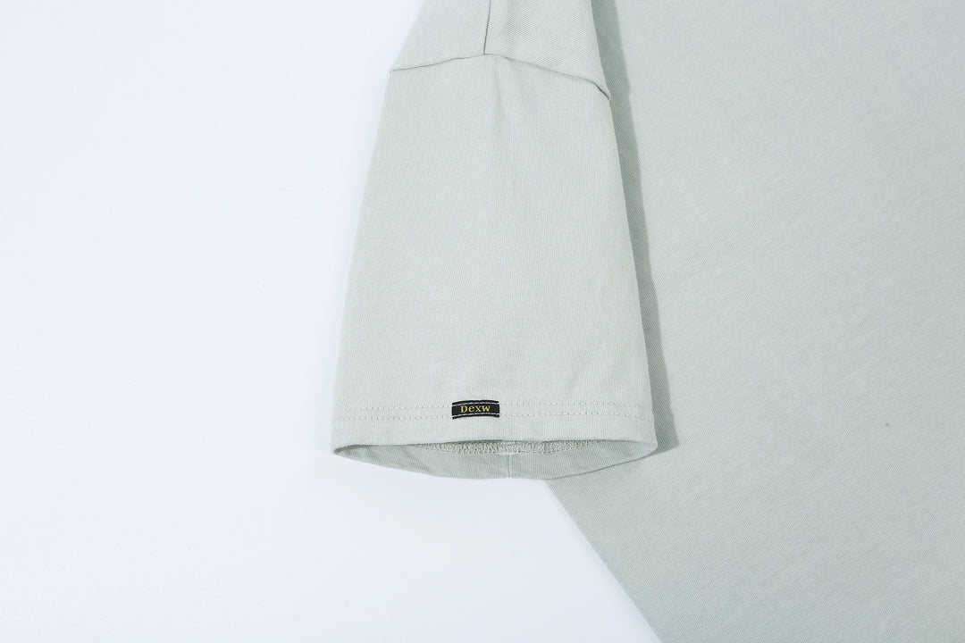 Deluxeware DXTS-00 12.5oz Loopwheeled T-Shirt - Crew Neck