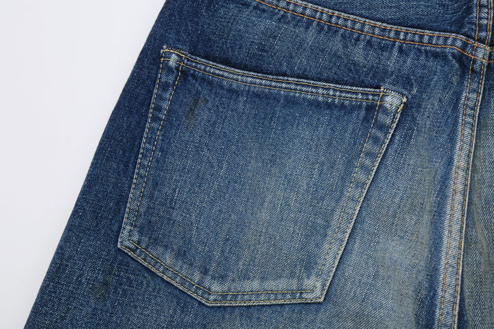 Fullcount 1456-1101 Badass Selvedge Denim Vintage Wash - Regular Straight Fit Mention Exclusive