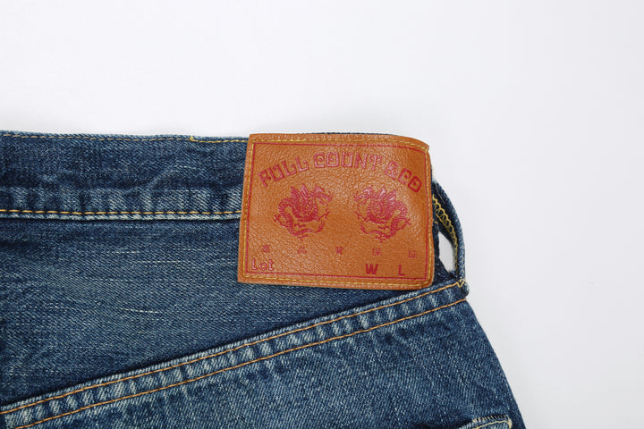 Fullcount 1456-1101 Badass Selvedge Denim Vintage Wash - Regular Straight Fit Mention Exclusive