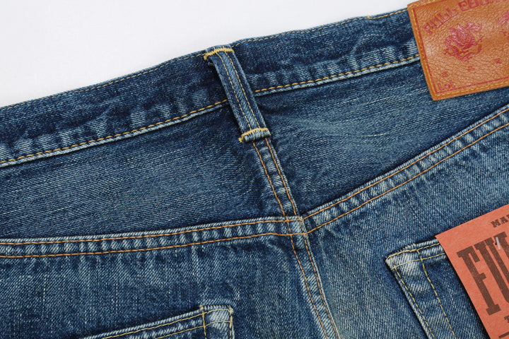 Fullcount 1456-1101 Badass Selvedge Denim Vintage Wash - Regular Straight Fit Mention Exclusive