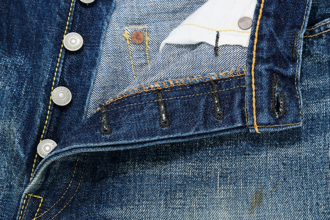 Fullcount 1456-1101 Badass Selvedge Denim Vintage Wash - Regular Straight Fit Mention Exclusive