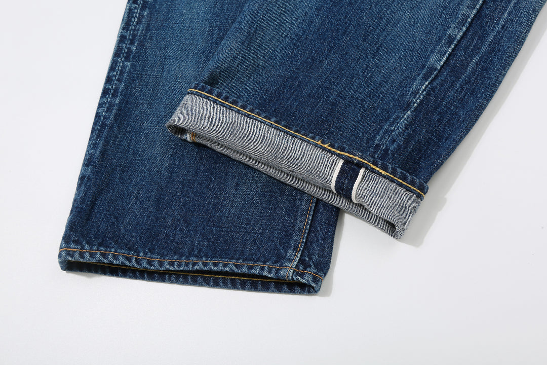 Fullcount 1456-1101 Badass Selvedge Denim Vintage Wash - Regular Straight Fit Mention Exclusive