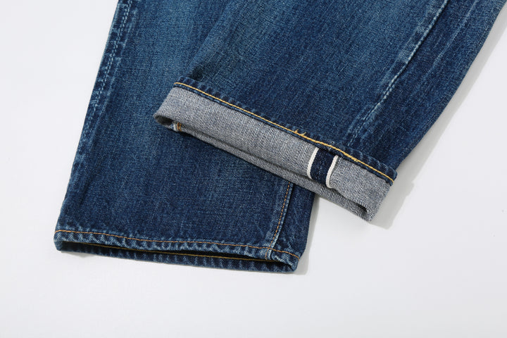 Fullcount 1456-1101 Badass Selvedge Denim Vintage Wash - Regular Straight Fit Mention Exclusive