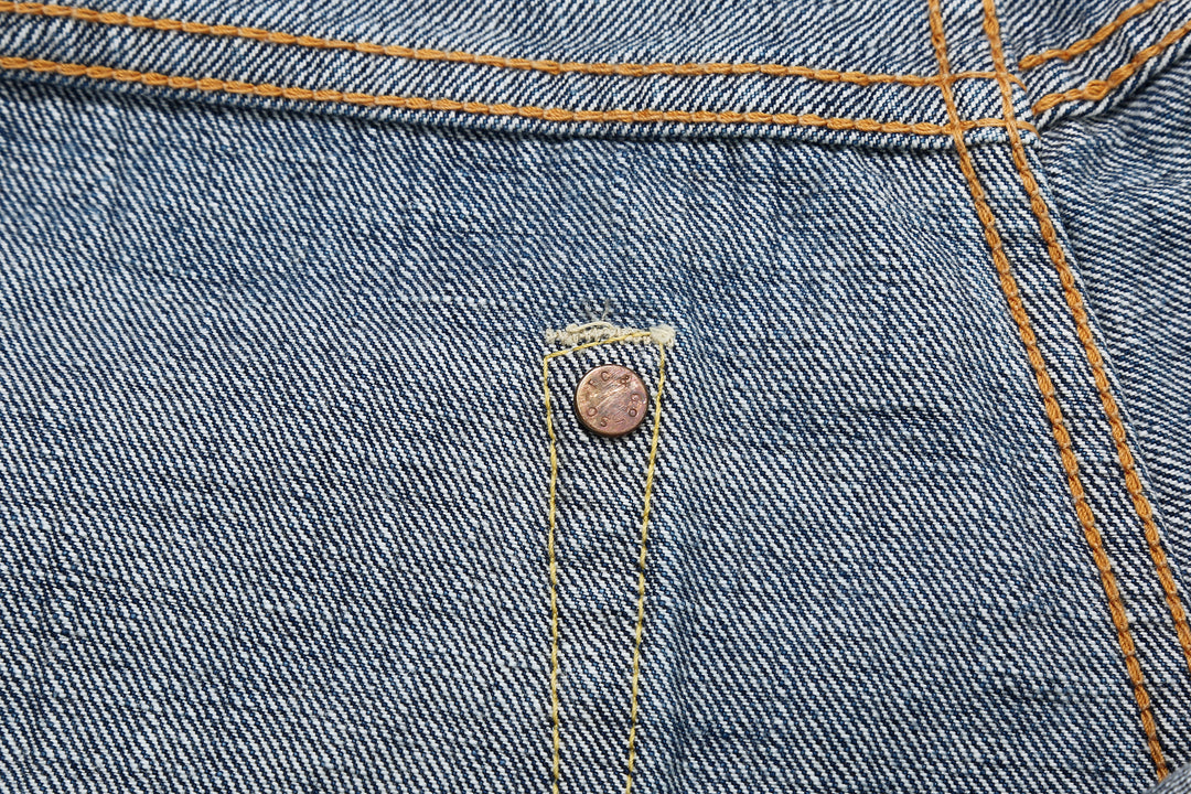 Fullcount 1456-1101 Badass Selvedge Denim Vintage Wash - Regular Straight Fit Mention Exclusive