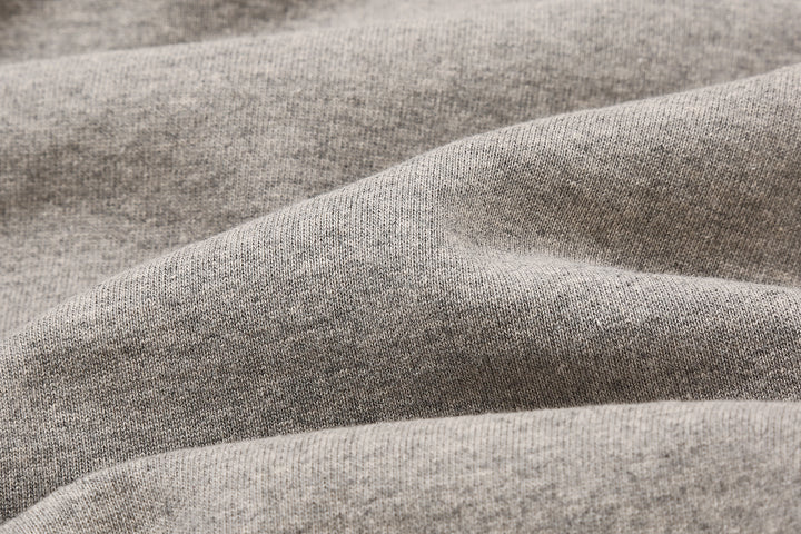 Deluxeware S500-00 20oz Heavyweight Loopwheeled Sweatpants Made in Japan Grey Fabric Close Up