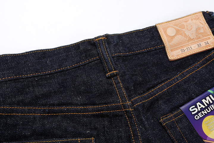 Samurai Jeans S211VX "Benkei" 17oz Selvedge Denim - Relaxed Tapered Fit