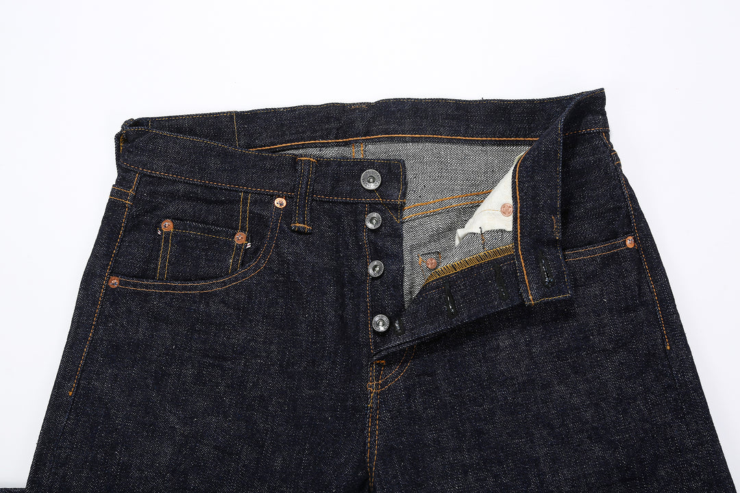 Samurai Jeans S211VX Benkei 17oz selvedge denim relaxed tapered fit detail