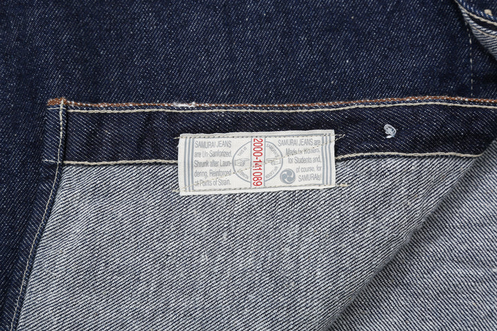 Samurai Jeans SJWS-SC02W 10oz selvedge denim work shirt union ticket