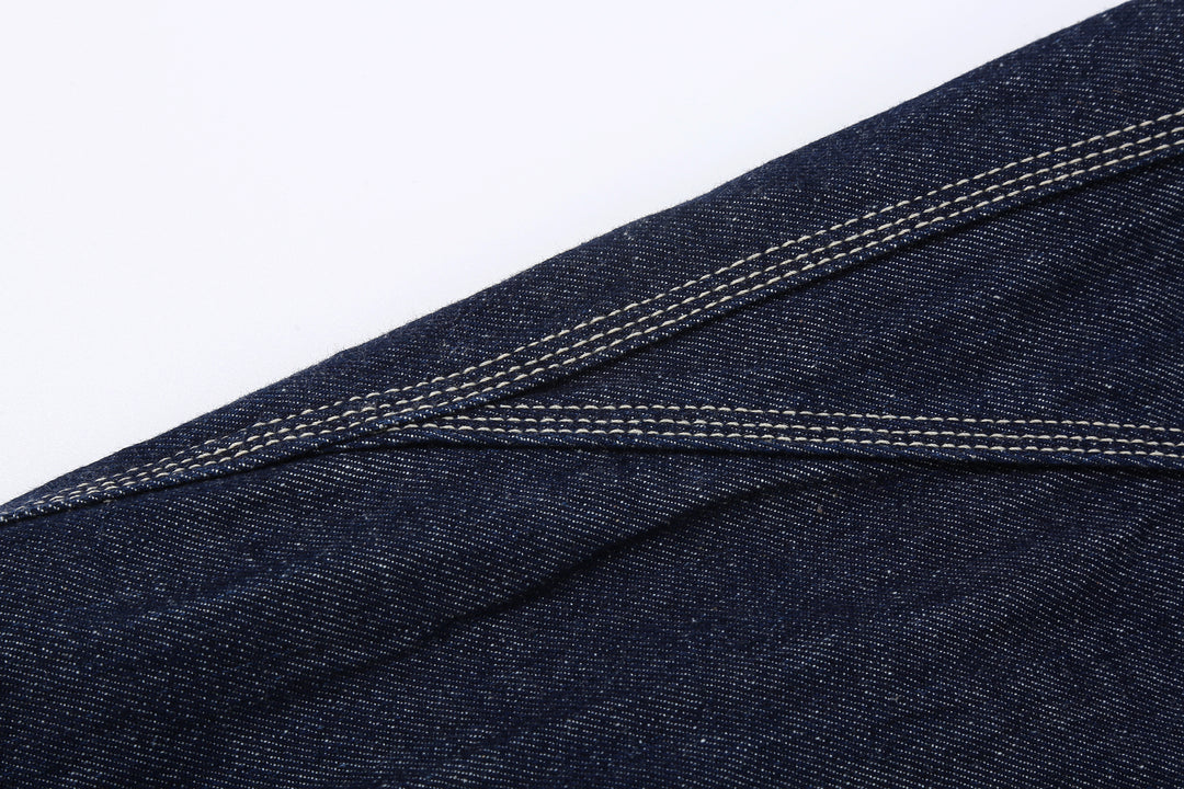 Samurai Jeans SJWS-SC02W 10oz selvedge denim work shirt sleeve detail