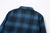 Pure Blue Japan 2235-BE Indigo Overdyed Cotton Tweed Check Shirt – Upper Back Detail