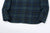 Pure Blue Japan 2235-BR Cotton Tweed Check Indigo Overdyed Shirt - Front Hem and Cuff Detail