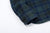 Pure Blue Japan 2235-BR Cotton Tweed Check Indigo Overdyed Shirt - Cuff Button Detail