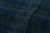 Pure Blue Japan 2235-BR Cotton Tweed Check Indigo Overdyed Shirt - Black Urea Button Detail