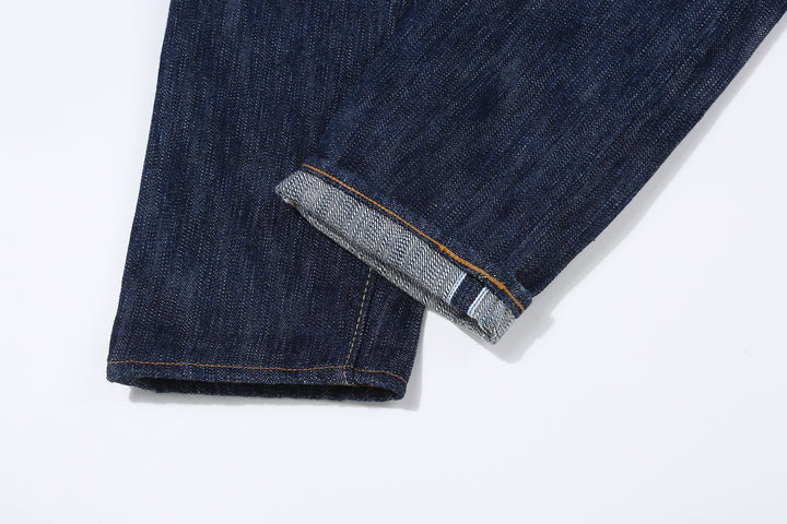Pure Blue Japan KS-15oz-019 15oz Kasuri Indigo Selvedge Denim - Relaxed Tapered Fit