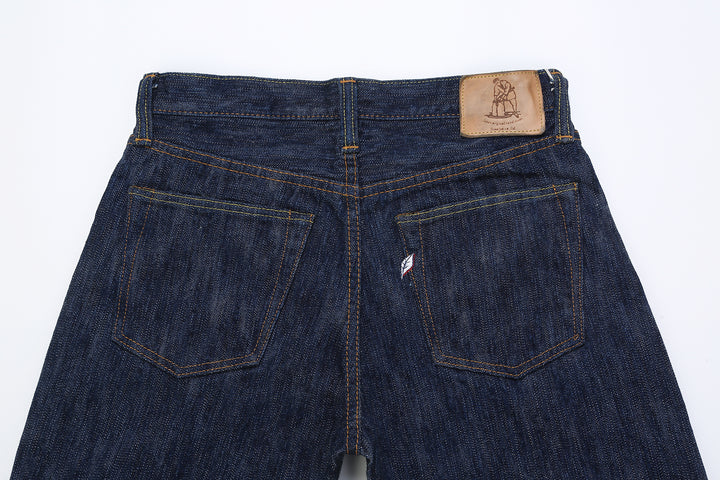 Pure Blue Japan KS-15oz-019 15oz Kasuri Indigo Selvedge Denim - Relaxed Tapered Fit
