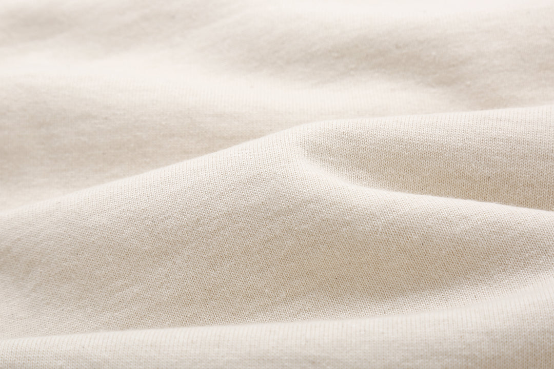Deluxeware S101-00 20oz Loopwheeled Sweatshirt in Natural – Loopwheel Jersey Fabric Detail
