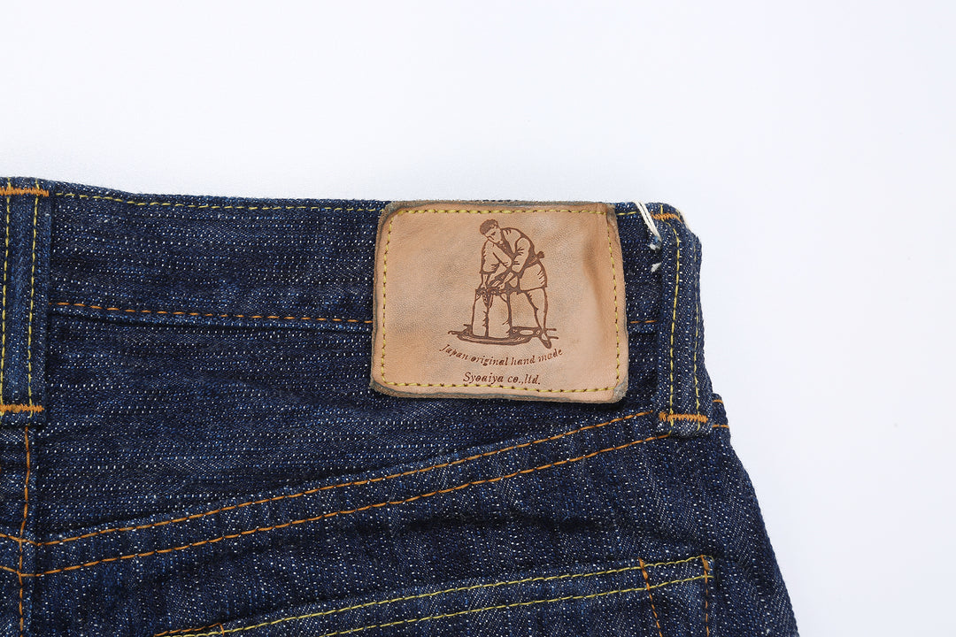 Pure Blue Japan KS-15oz-019 15oz Kasuri Indigo Selvedge Denim - Relaxed Tapered Fit
