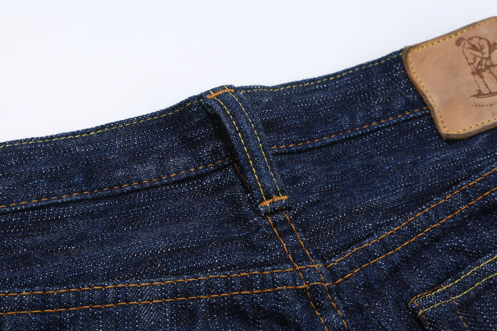 Pure Blue Japan KS-15oz-019 15oz Kasuri Indigo Selvedge Denim - Relaxed Tapered Fit