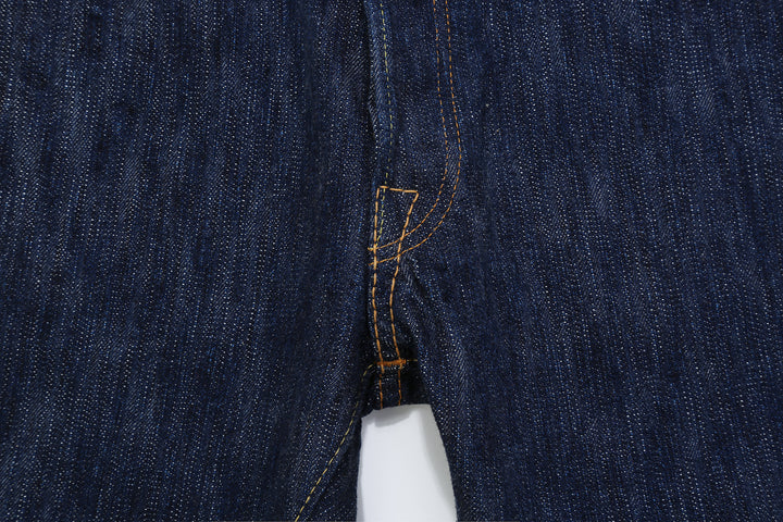 Pure Blue Japan KS-15oz-019 15oz Kasuri Indigo Selvedge Denim - Relaxed Tapered Fit