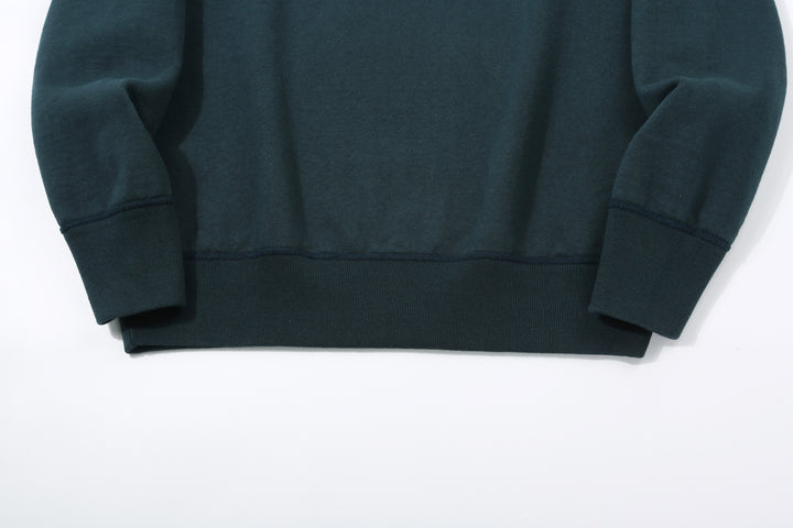 Deluxeware S101-00 20oz Loopwheeled Sweatshirt in DM.Navy – Ribbed Cuffs and Hem