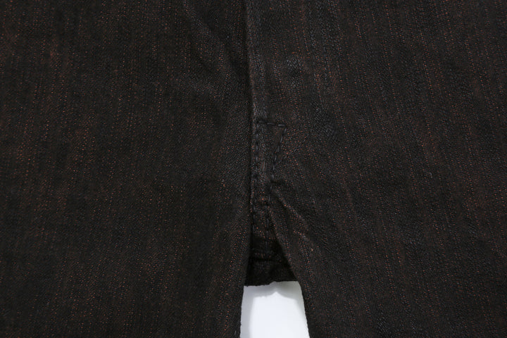 Pure Blue Japan PER-EX-003-BK 15oz Black x Persimmon Extra Slub Denim - Regular Straight Fit