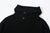 Pure Blue Japan 5410-IDBK Indigo Pullover Hoodie Black Overdye – High Neck Detail with Hood Lowered