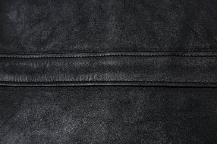 MOTO Motor New Vintage RCLL21 Italian Horsehide Car Coat – Rear Seam Detail