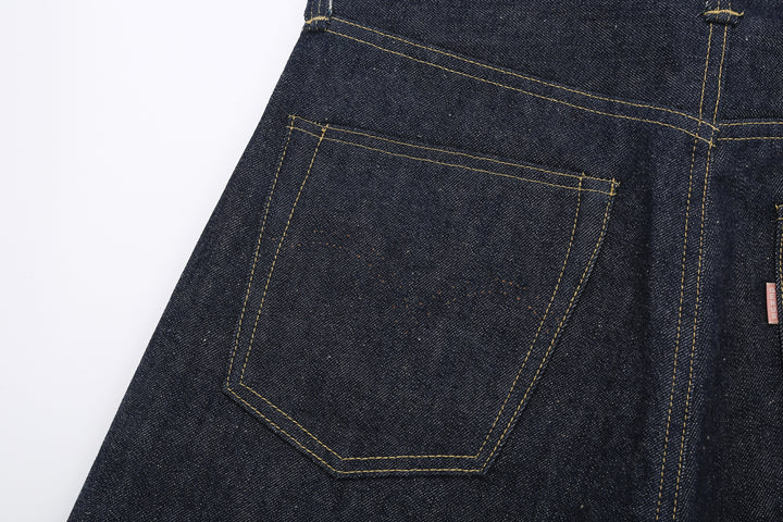 Warehouse Dead Stock Blue Lot S1000XX 14oz Selvedge Denim - Straight Fit Made in Japan Left Pocket Back