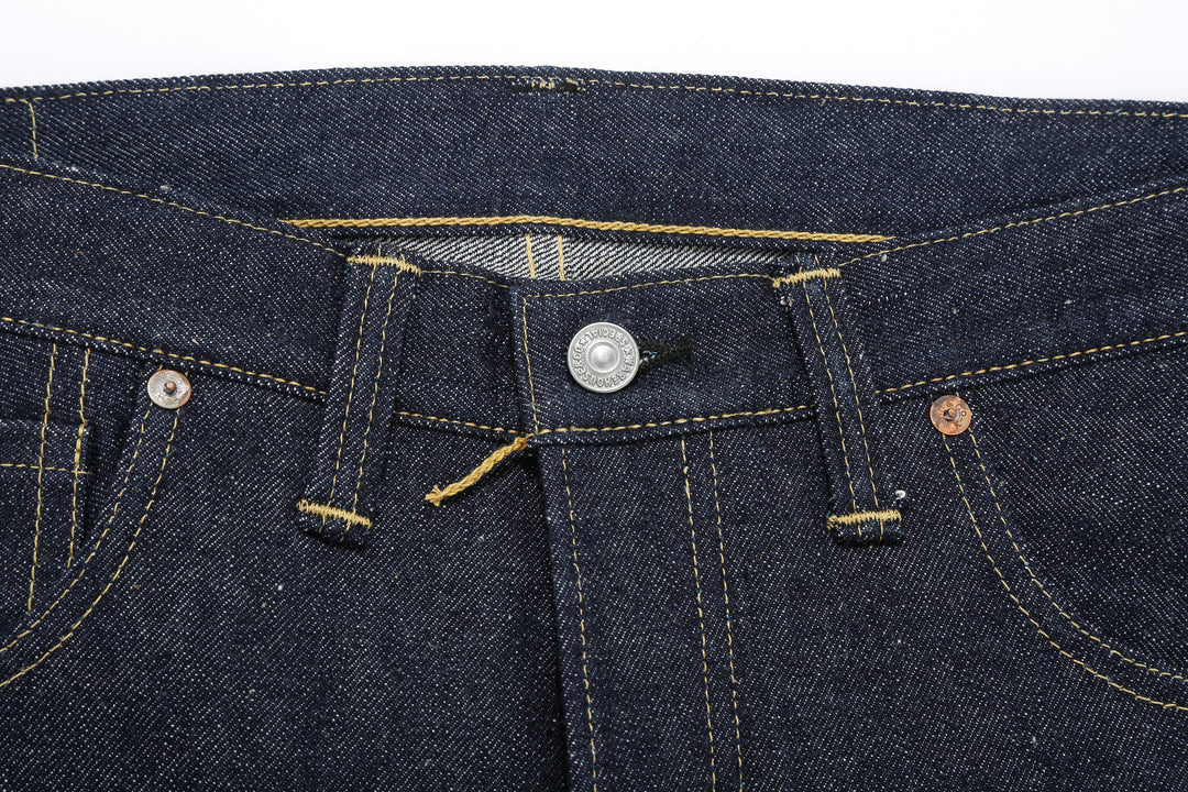 Warehouse Dead Stock Blue Lot S1000XX 14oz Selvedge Denim - Straight Fit Made in Japan Top Button