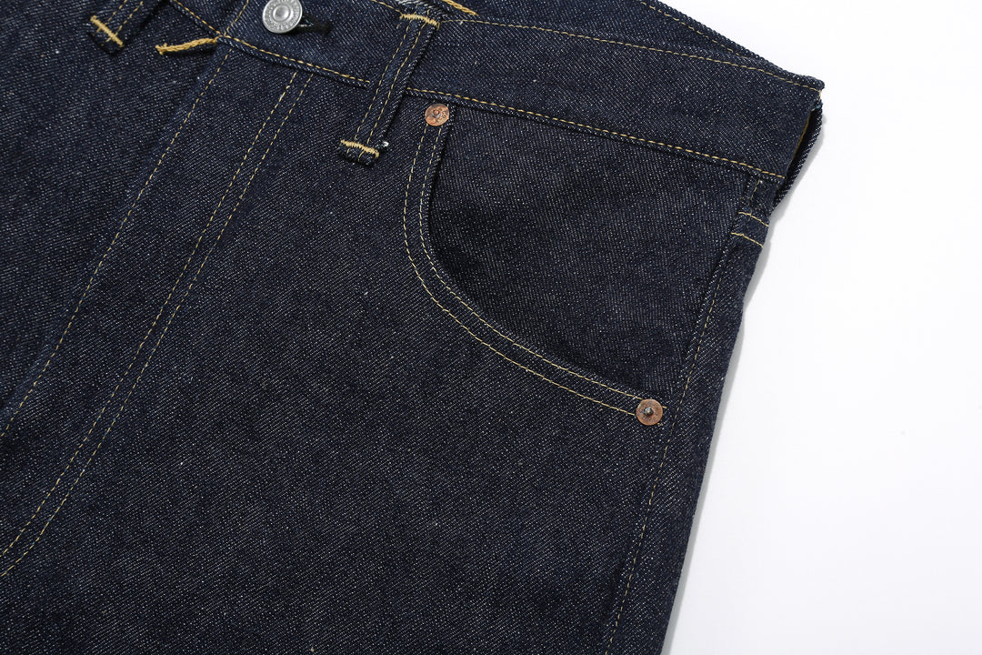 Warehouse Dead Stock Blue Lot S1000XX 14oz Selvedge Denim - Straight Fit Made in Japan Left Pocket
