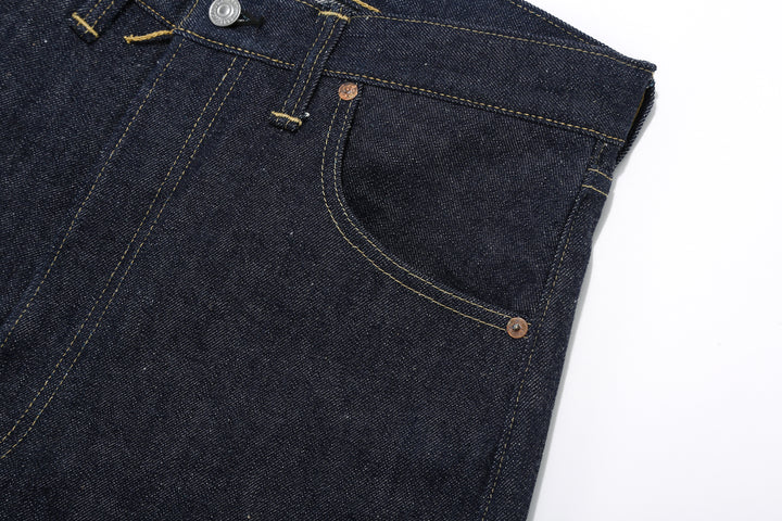 Warehouse Dead Stock Blue Lot S1000XX 14oz Selvedge Denim - Straight Fit Made in Japan Left Pocket
