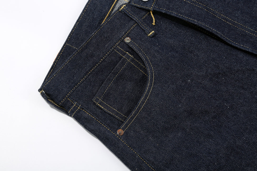 Warehouse Dead Stock Blue Lot S1000XX 14oz Selvedge Denim - Straight Fit Made in Japan Right Pocket