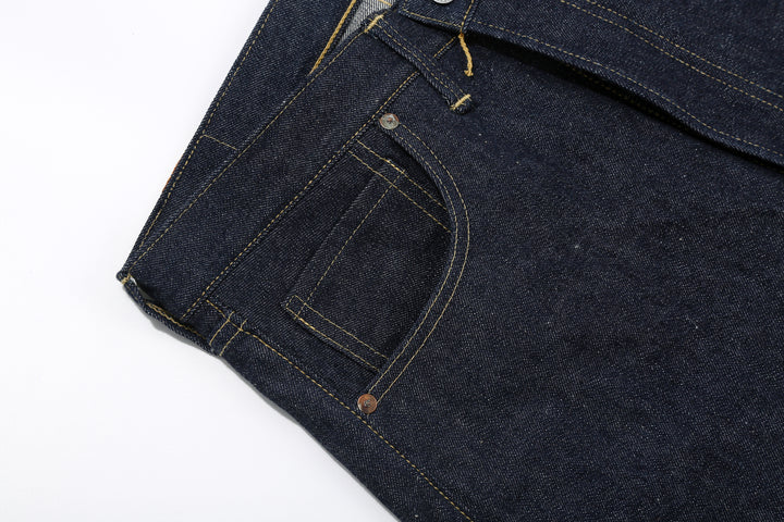 Warehouse Dead Stock Blue Lot S1000XX 14oz Selvedge Denim - Straight Fit Made in Japan Right Pocket