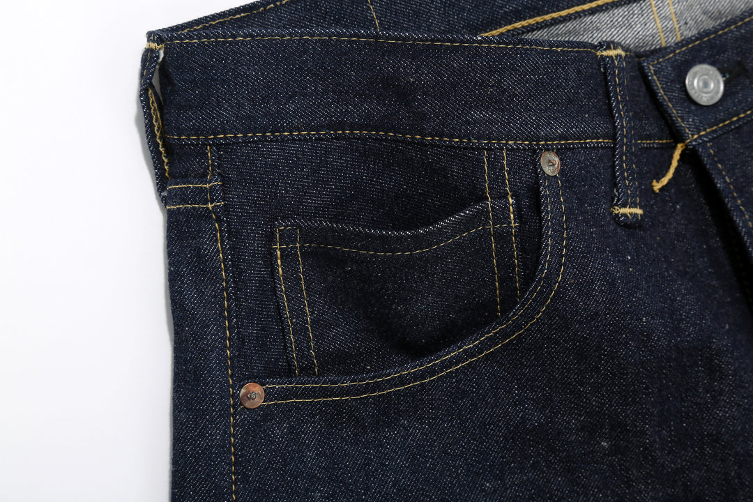 Warehouse Dead Stock Blue Lot S1000XX 14oz Selvedge Denim - Straight Fit Made in Japan Coin Pocket