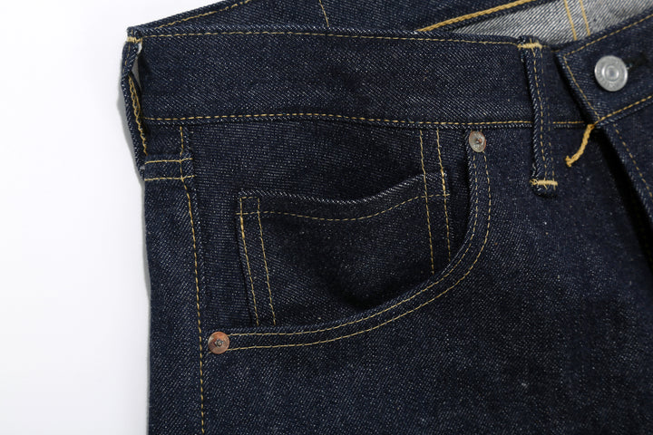 Warehouse Dead Stock Blue Lot S1000XX 14oz Selvedge Denim - Straight Fit Made in Japan Coin Pocket