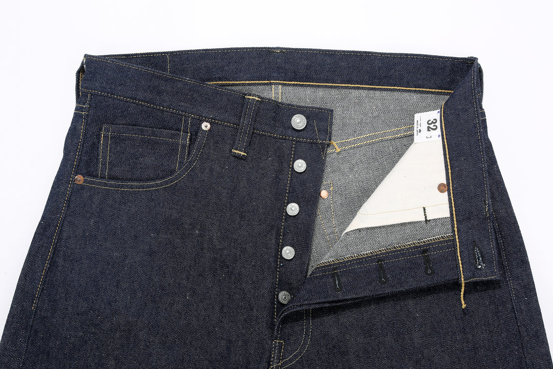Warehouse Dead Stock Blue Lot S1000XX 14oz Selvedge Denim - Straight Fit Made in Japan Button Fly