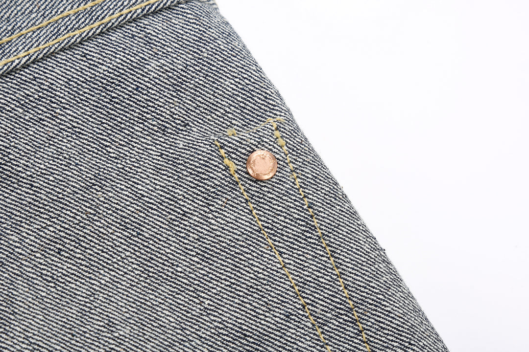Warehouse Dead Stock Blue Lot S1000XX 14oz Selvedge Denim - Straight Fit Made in Japan Hidden Rivet
